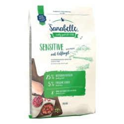 Sanabelle Sensitive mit Geflügel Katzentrockenfutter Sparpaket 2 x 10 Kilogramm