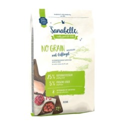 Sanabelle No Grain mit Geflügel Katzentrockenfutter Sparpaket 2 x 10 Kilogramm