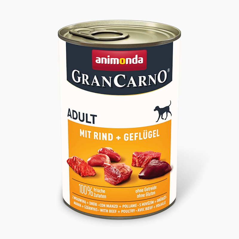 animonda Sparpaket 24x400g Adult Rind&Gefl. Gran Carno