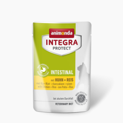 Integra Protect Katze Sparpaket 48x85g Intestinal Huhn & Reis