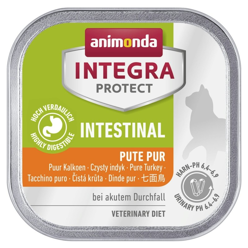 animonda Integra Protect Intestinal 100g Katzennassfutter Sparpaket 32 x 100 Gramm Pute pur