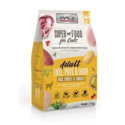 MAC's Cat Adult Ente, Pute & Huhn Katzentrockenfutter 7 Kilogramm