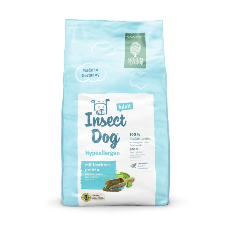 Green Petfood InsectDog Hypoallergen Hundetrockenfutter 10 Kilogramm