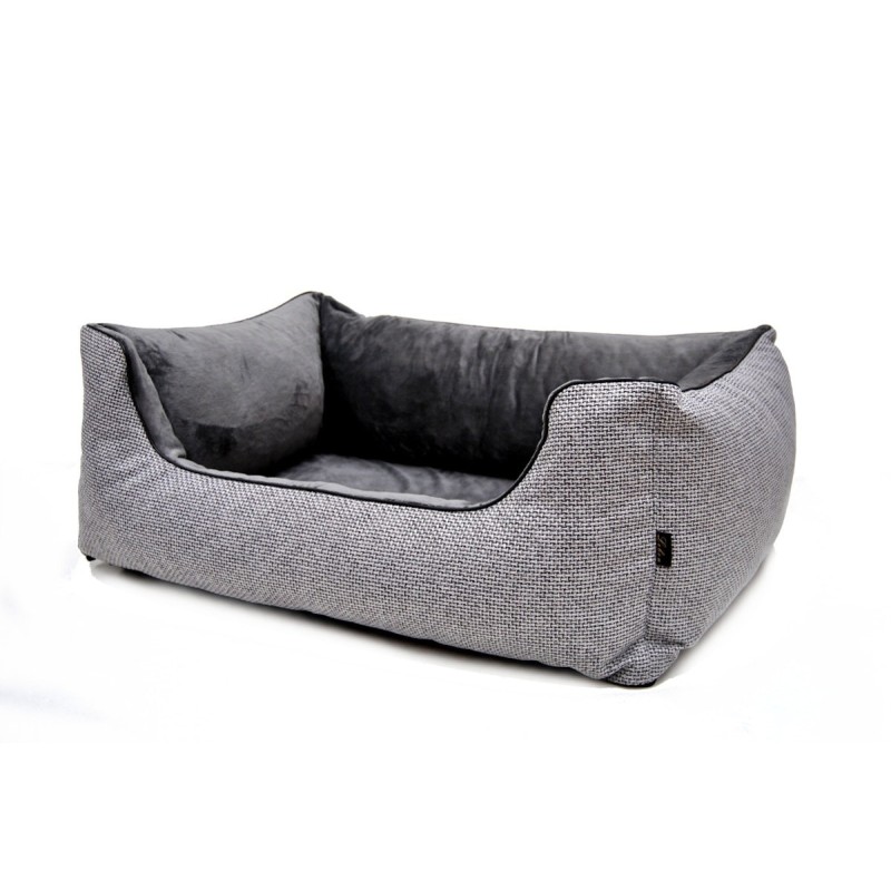 LEBON Hundebett Louis PLUS 120x90x33cm orthopädisch silver