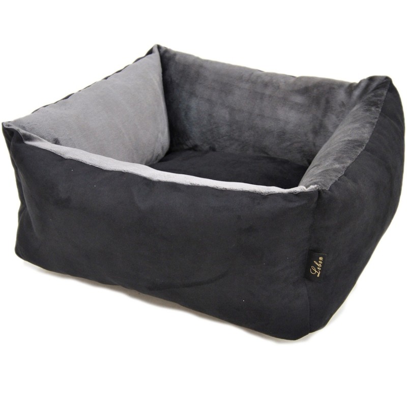 LEBON Katzenbett Amelie 50x50x24cm schwarz/grau