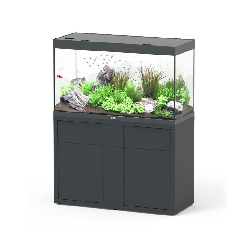 aquatlantis Sublime 335 120x50x70 Zentimeter Aquarium mit Unterschrank anthrazit