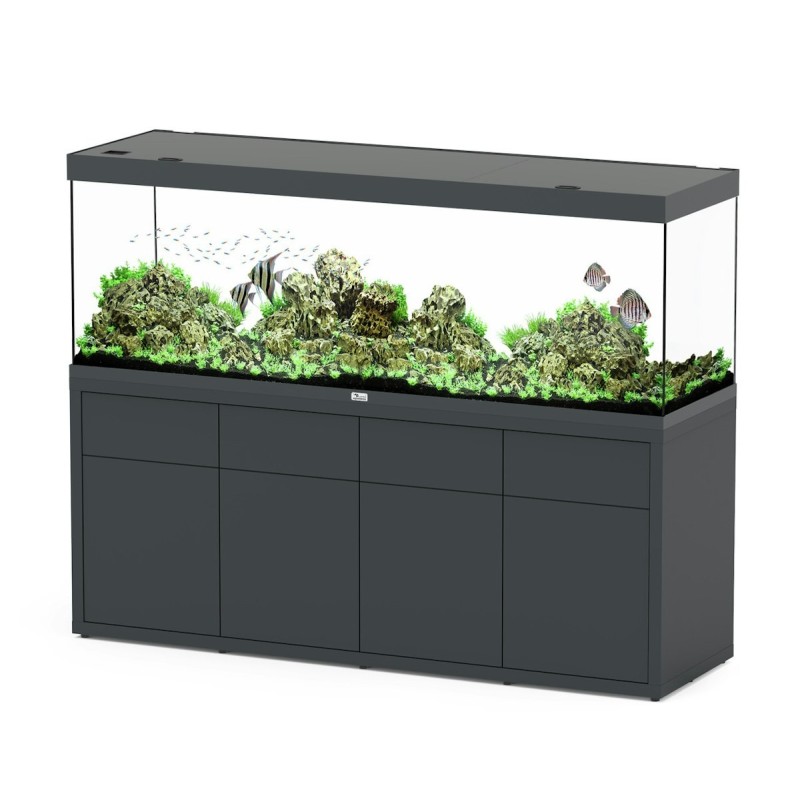 aquatlantis Sublime 675 200x60x70 Zentimeter Aquarium mit Unterschrank anthrazit