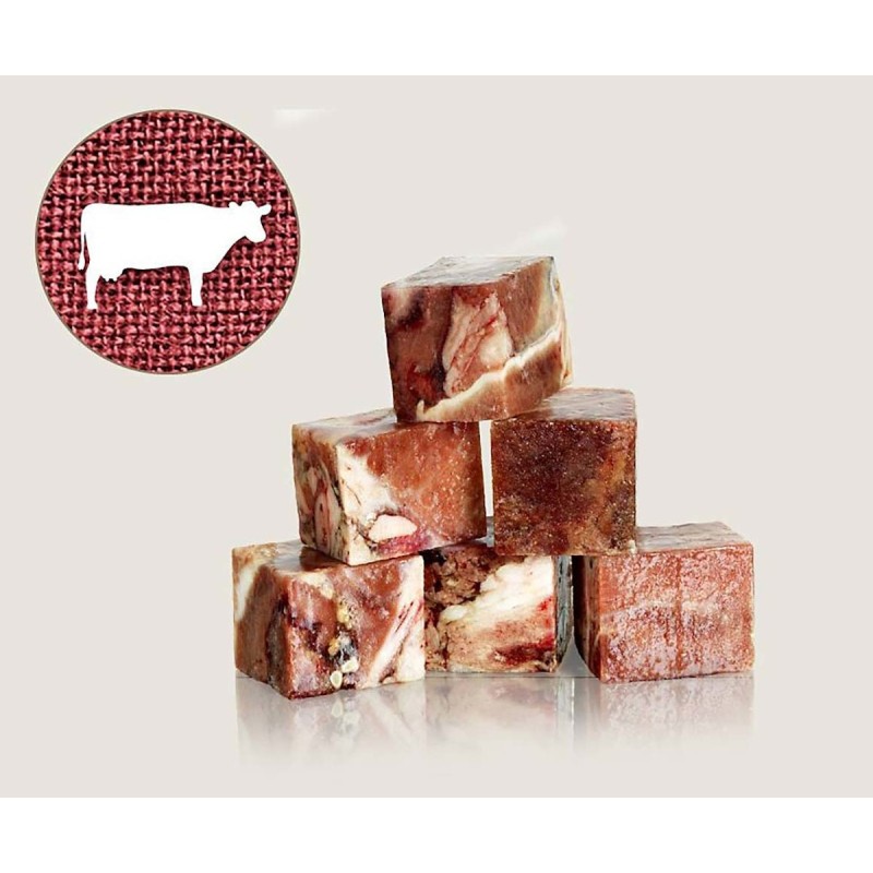 Graf Barf Muskelfleisch Rind Spezialfutter / Frostfutter für Hunde Sparpaket 20 x 1 Kilogramm