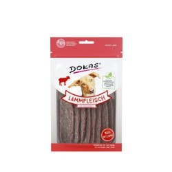 DOKAS 70 Gramm Hundesnacks Lammfleisch getrocknet 12 x 70 Gramm