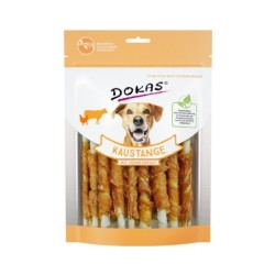 DOKAS Kaustange mit Hühnerbrust Hundesnack Sparpaket 9 x 200 Gramm