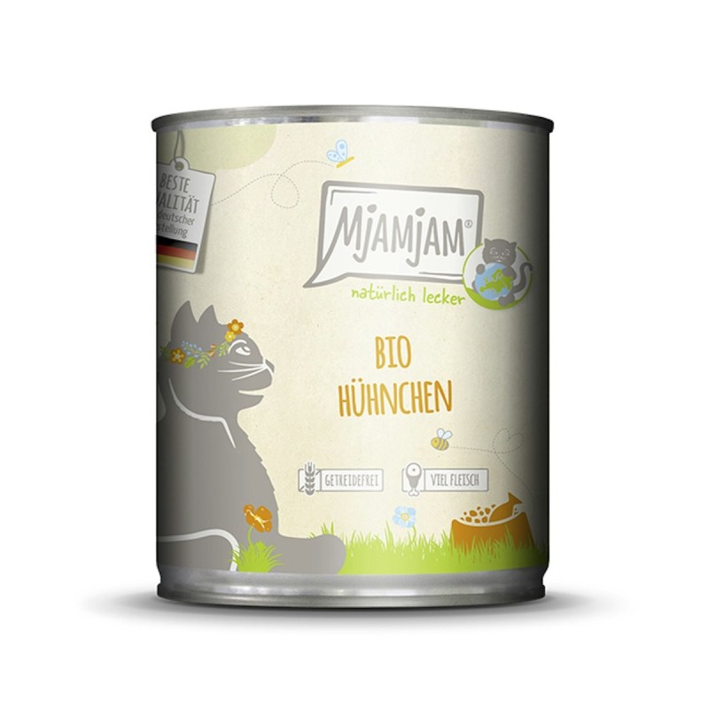 MjAMjAM - BIO für Katze 800g MjAMjAM Katze 6x800g BIO Hühnchen