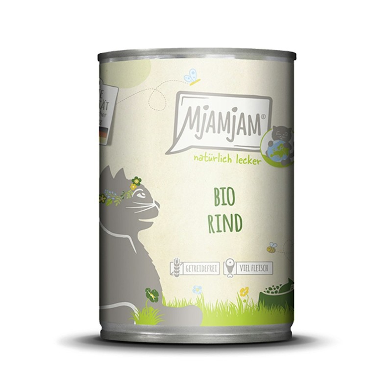 MjAMjAM - BIO für Katze 400g MjAMjAM Katze 6x400g BIO Rind