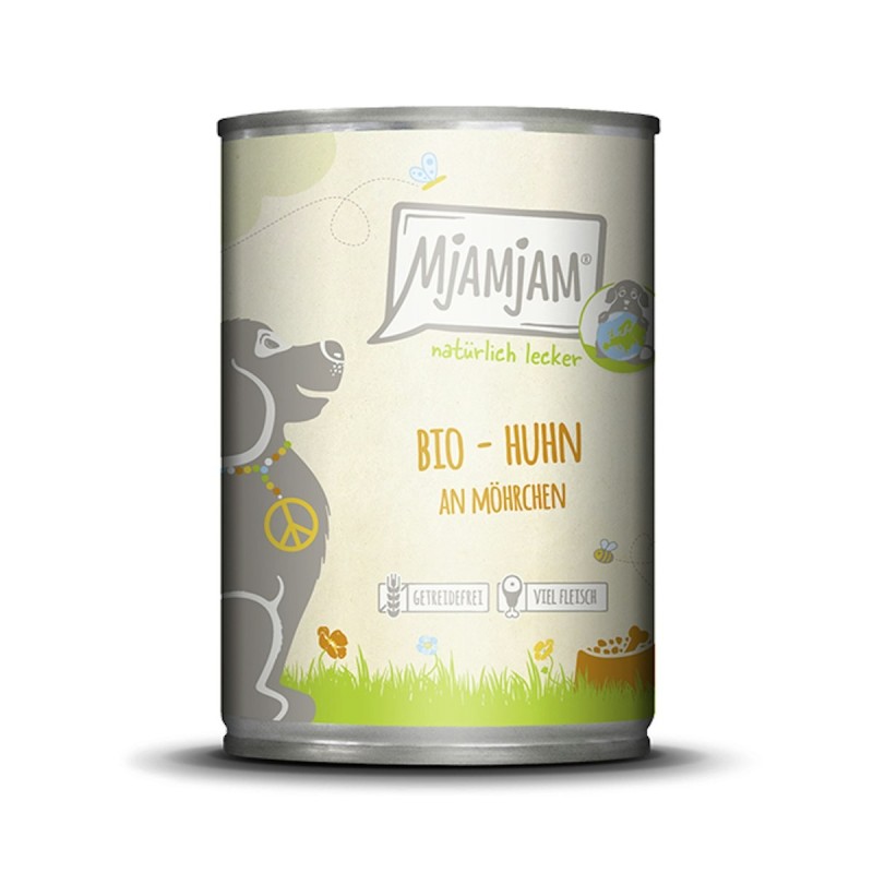 MjAMjAM - BIO für Hund 400g MjAMjAM Hund 6x400g BIO Huhn mit Möhrchen