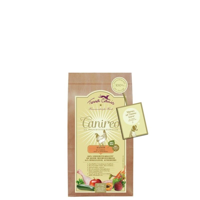 Terra Canis Canireo Huhn Hundetrockenfutter 1 Kilogramm