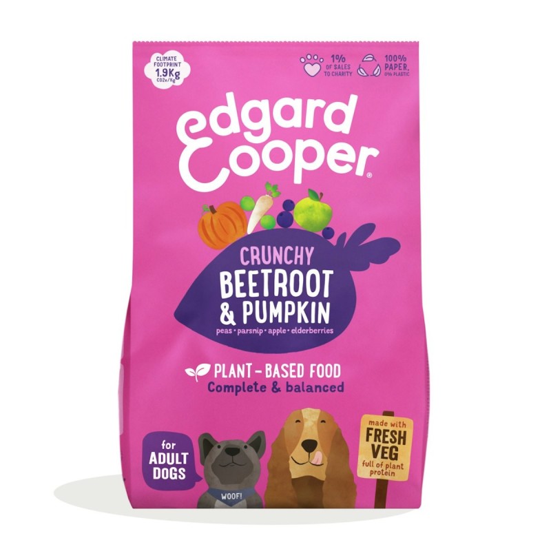 Edgard&Cooper Crunchy Rote Bete und Kürbis 7 Kilogramm Hundetrockenfutter