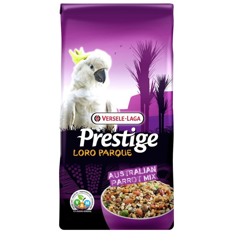 VERSELE-LAGA Prestige Loro Parque Amazone Parrot Mix Vogelfutter 15 Kilogramm