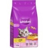 Whiskas Trocken 7+ mit Huhn Katzentrockenfutter 2 x 1,9 Kilogramm