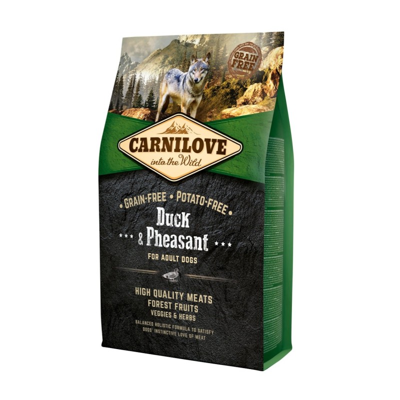 CARNILOVE Adult Duck & Pheasant Hundetrockenfutter 4 Kilogramm