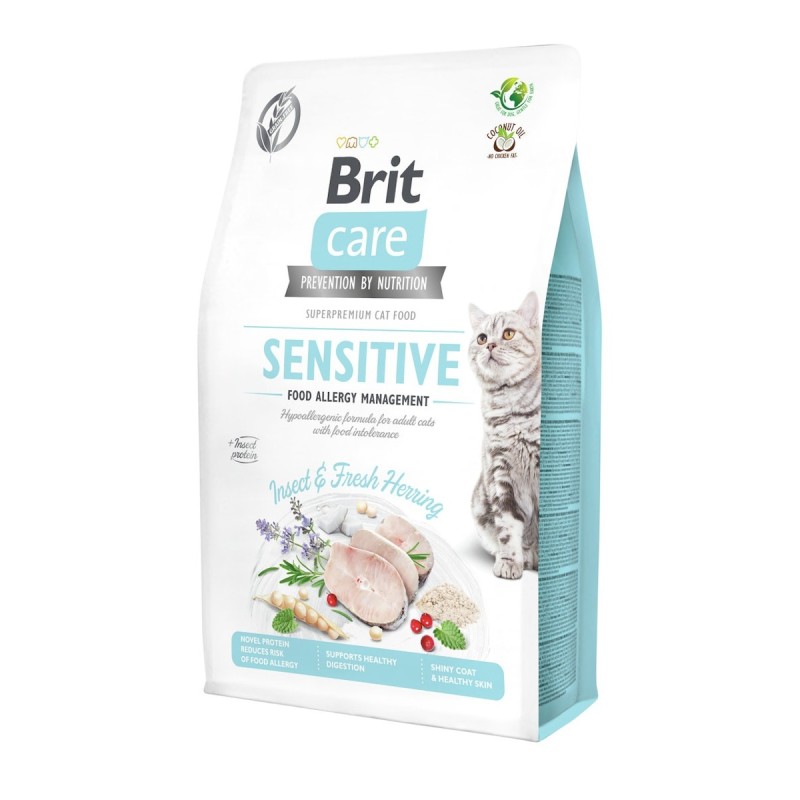 Brit Care getreidefrei Sensitive Allergy Management Katzentrockenfutter Sparpaket 2 x 2 Kilogramm