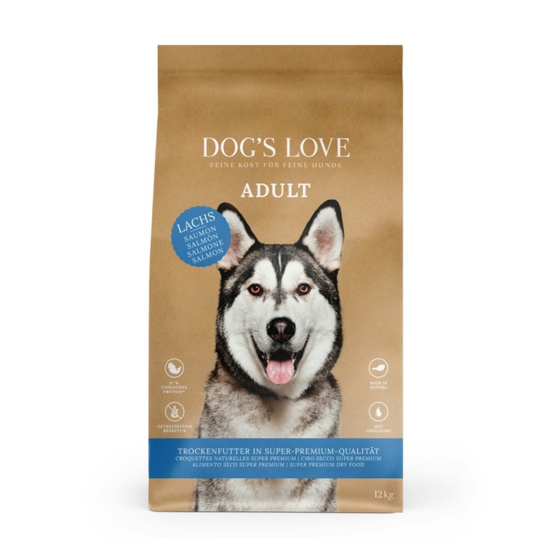 Dog's Love Lachs/Forelle Hundetrockenfutter 12 Kilogramm