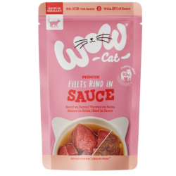 WOW Cat 16x85g Rind in Sauce