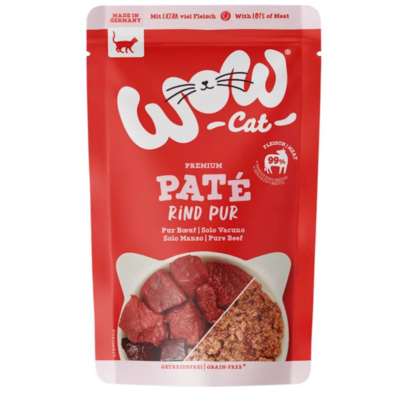 WOW Cat 125g Adult Rind Pur