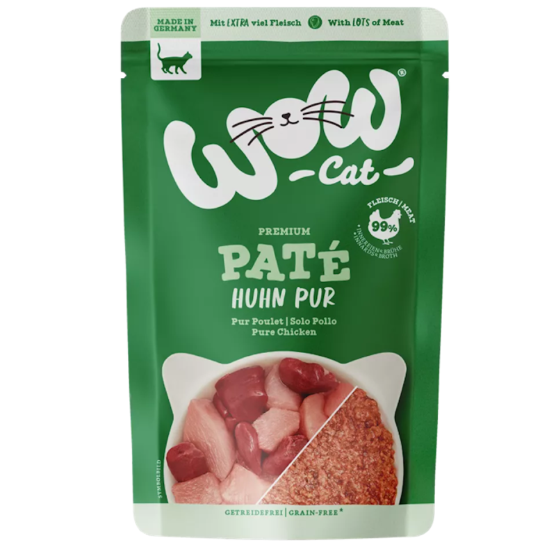 WOW Cat 125g Adult Huhn Pur