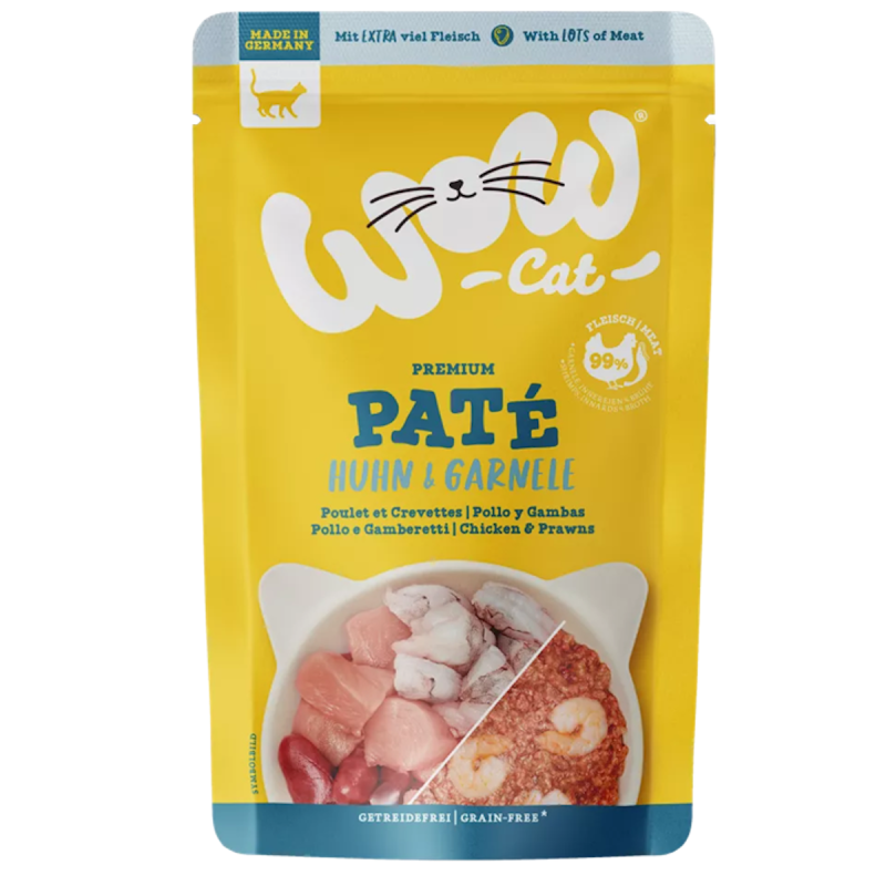 WOW Cat 125g Adult Huhn&Garnele