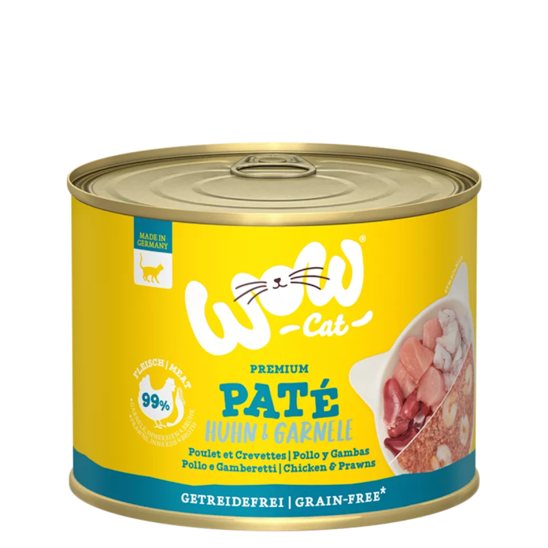 WOW Cat 200g Adult Huhn&Garnele