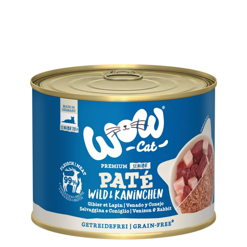 WOW Cat 200g Senior Wild&Kaninchen