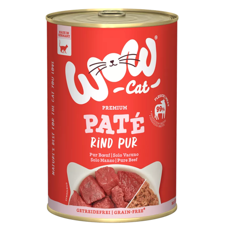 WOW Cat 400g Adult Rind Pur