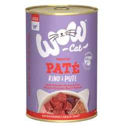 WOW Cat 400g Adult Rind&Pute