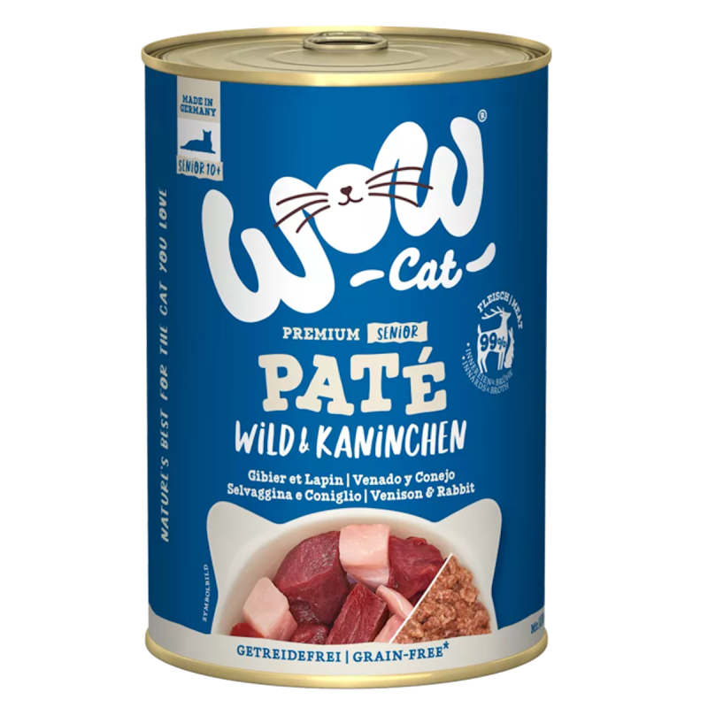 WOW Cat 400g Senior Wild&Kaninchen