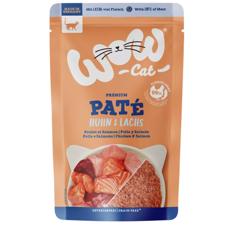 WOW Cat 125g Adult Huhn&Lachs