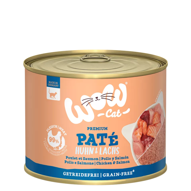 WOW Cat 200g Adult Huhn&Lachs