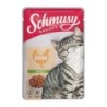 SCHMUSY Ragout Pouch in Jelly 100g Frischebeutel Katzennassfutter Sparpaket 44 x 100 Gramm Huhn