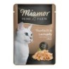 Miamor Feine Filets in Jelly 100g Frischebeutel Katzennassfutter 24 x 100 Gramm Thunfisch in Lachsjelly