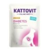 KATTOVIT Feline Diet Diabetes/Gewicht 85g Beutel Katzennassfutter Diätnahrung Sparpaket 48 x 85 Gramm Huhn Feline Diet