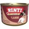 RINTI Gold 185g Dose Hundenassfutter Sparpaket 24 x 185 Gramm Adult Lamm