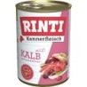 RINTI Kennerfleisch 400g Dose Hundenassfutter 48 x 400 Gramm Kalb