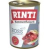 RINTI Kennerfleisch 400g Dose Hundenassfutter 48 x 400 Gramm Ross