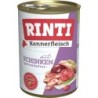 RINTI Kennerfleisch 400g Dose Hundenassfutter 48 x 400 Gramm Schinken