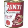 RINTI Kennerfleisch 800g Dose Hundenassfutter Sparpaket 24 x 800 Gramm Ente