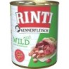 RINTI Kennerfleisch 800g Dose Hundenassfutter Sparpaket 24 x 800 Gramm Wild