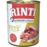 RINTI Kennerfleisch 800g Dose Hundenassfutter Sparpaket 24 x 800 Gramm Pute