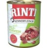 RINTI Kennerfleisch 800g Dose Hundenassfutter 12 x 800 Gramm Wildschwein