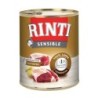 RINTI Sensible 800 Gramm Hundenassfutter Sparpaket 12 x 800 Gramm Lamm mit Kartoffel