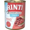 RINTI Kennerfleisch Junior 800g Dose Hundenassfutter 12 x 800 Gramm Rind