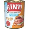 RINTI Kennerfleisch Junior 800g Dose Hundenassfutter Sparpaket 24 x 800 Gramm Huhn