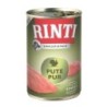 RINTI Singlefleisch 400g Dose Hundenassfutter Sparpaket 24 x 400 Gramm Pute Pur